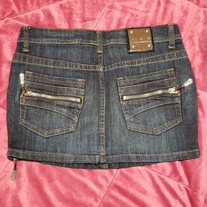 NVM9 by Christian Audigier denim skirt